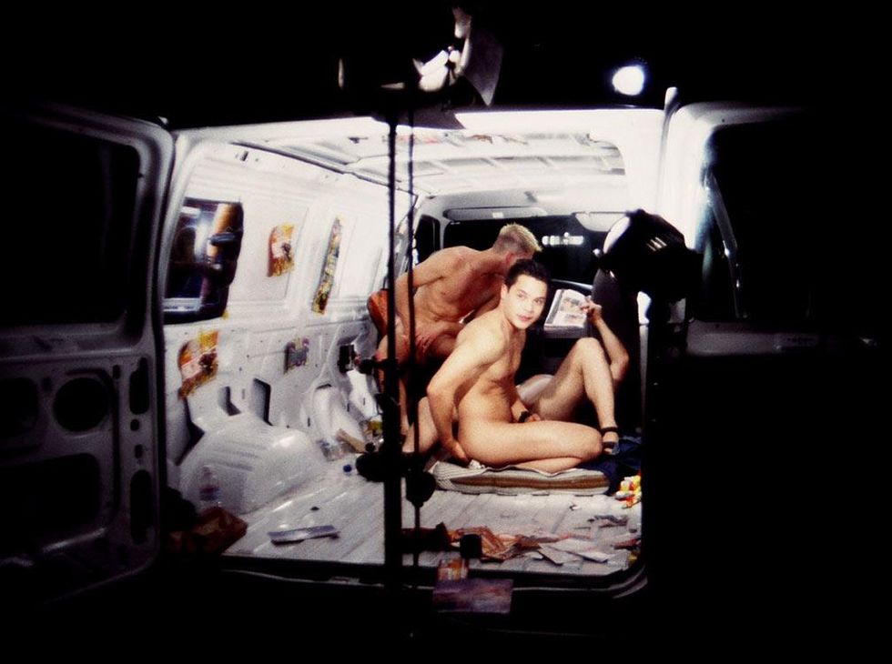 Production still from 'Getting It At the Rave.'