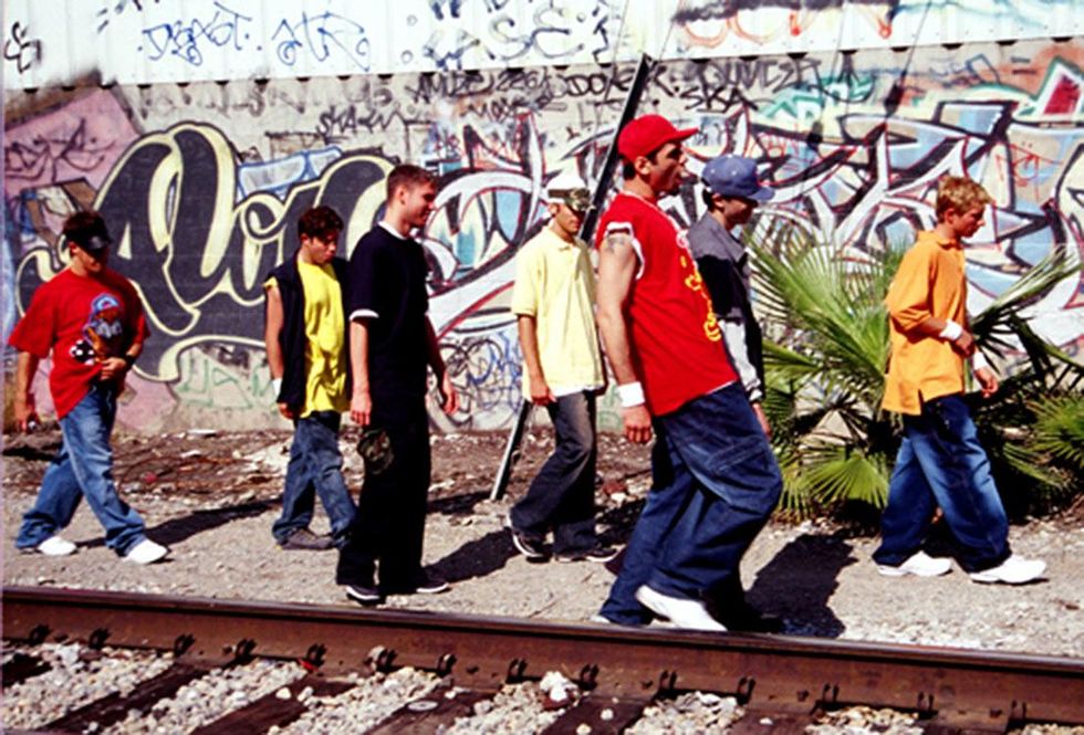 Production still from 'Taggers.'