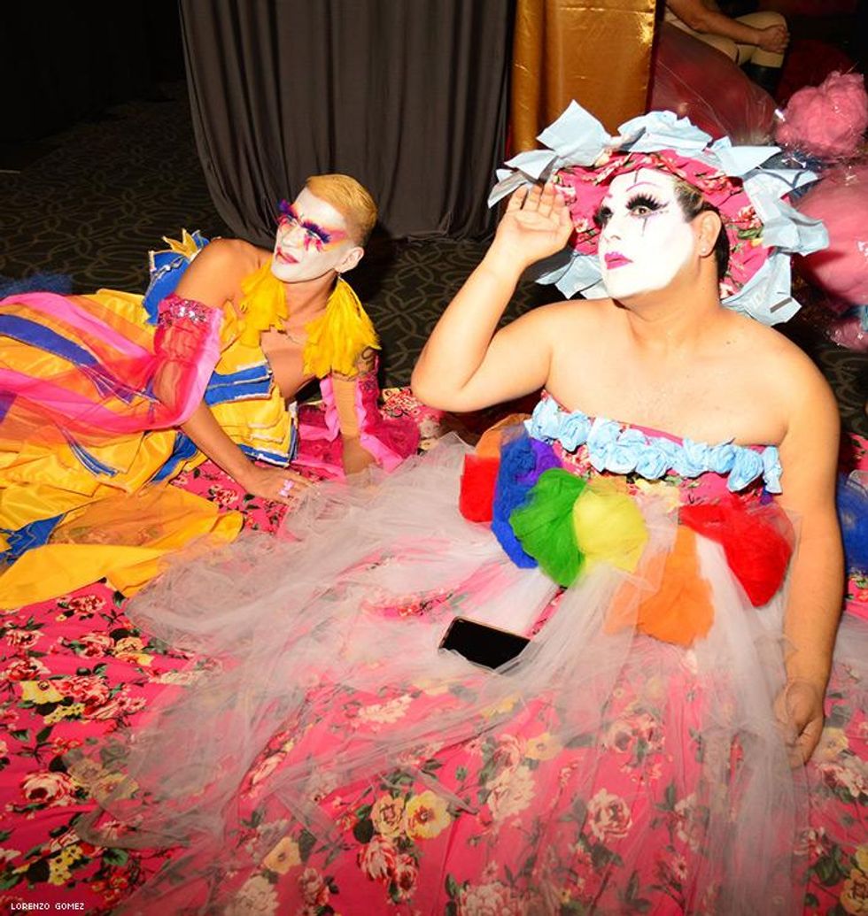 Project Nunway LA challenged designers to create over-the-top, avant-garde fashions based on a theme exclusively for this event: Cirque Des Soeurs.