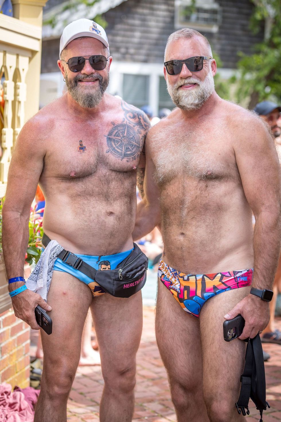 Provincetown Massachusetts bear week 2025 pool party guests