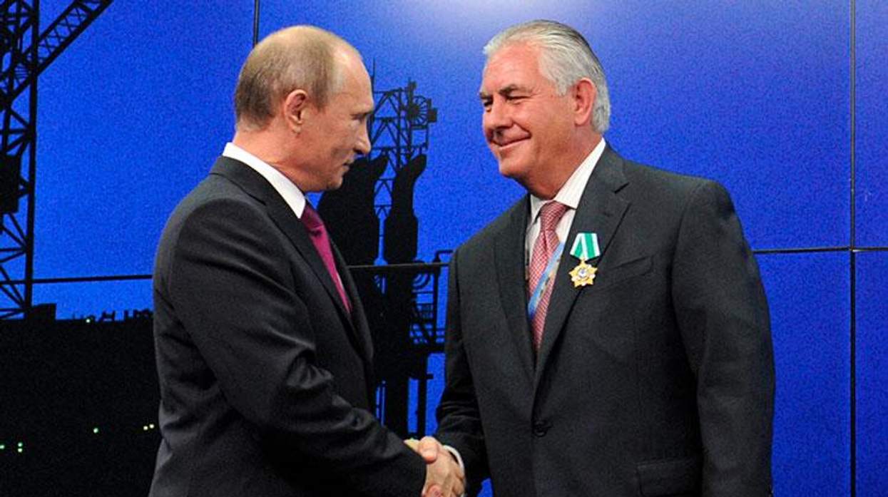 Putin and Tillerson