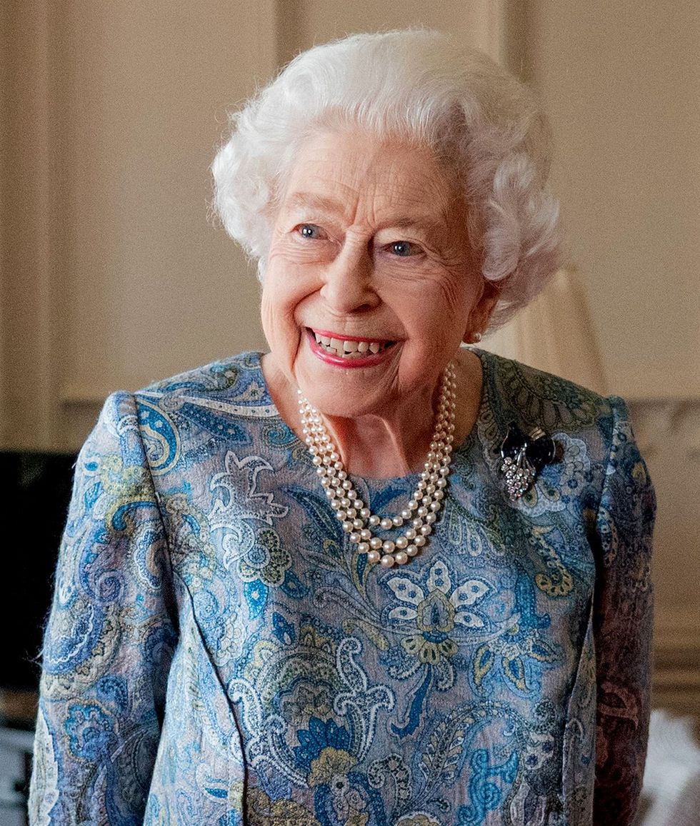 Queen Elizabeth II at Windsor Castle April 2022
