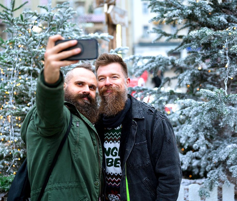 Queer Black Friday Buying Christmas Tree