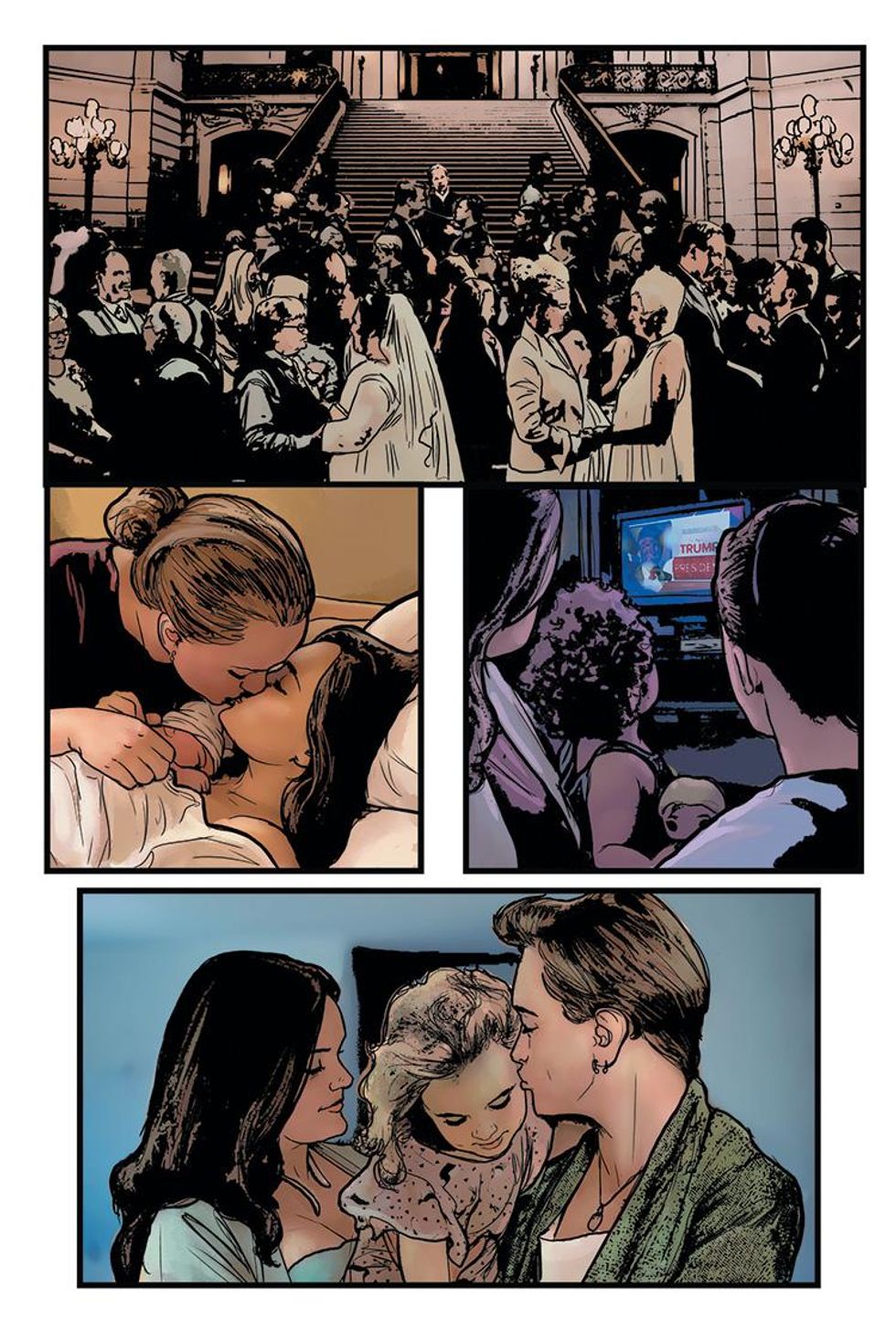 Queer couple and comic book industry vets Cat Staggs and Amanda Deiber on imagining Edie Windsor as a superhero