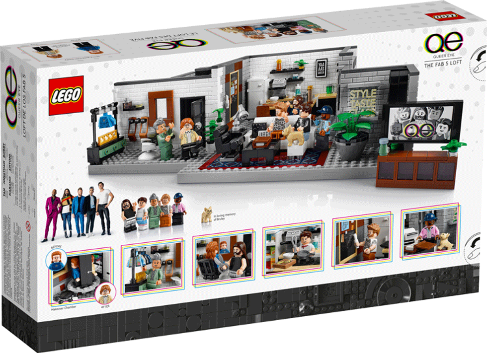 Queer Eye \u2014 The Fab Five Loft LEGO Set