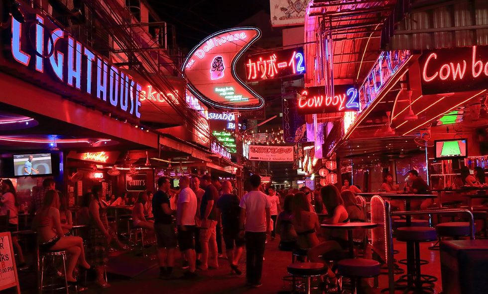 Queer New Years Eve LGBT Friendly Bangkok Thailand Red Light District Silom Soi aka Soy Cowboy