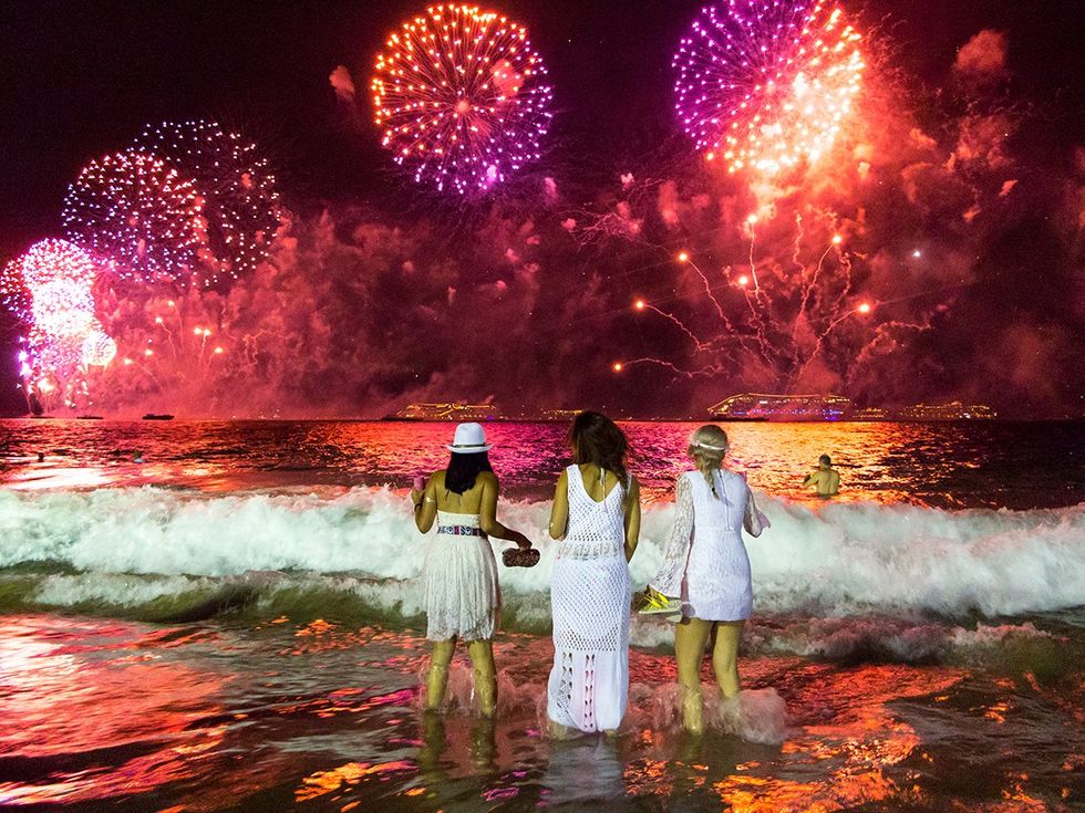 Queer New Years Eve LGBT Friendly Rio de Janeiro Brazil Copacabana Beach Party Fireworks