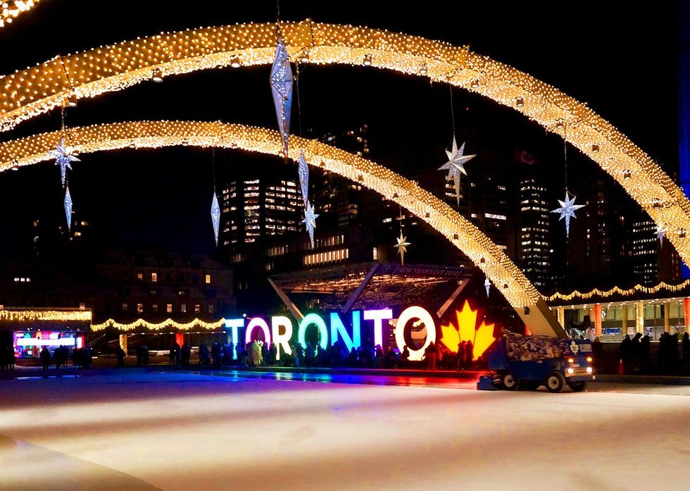 Queer New Years Eve LGBT Friendly Toronto Canada Ice Skating Rink