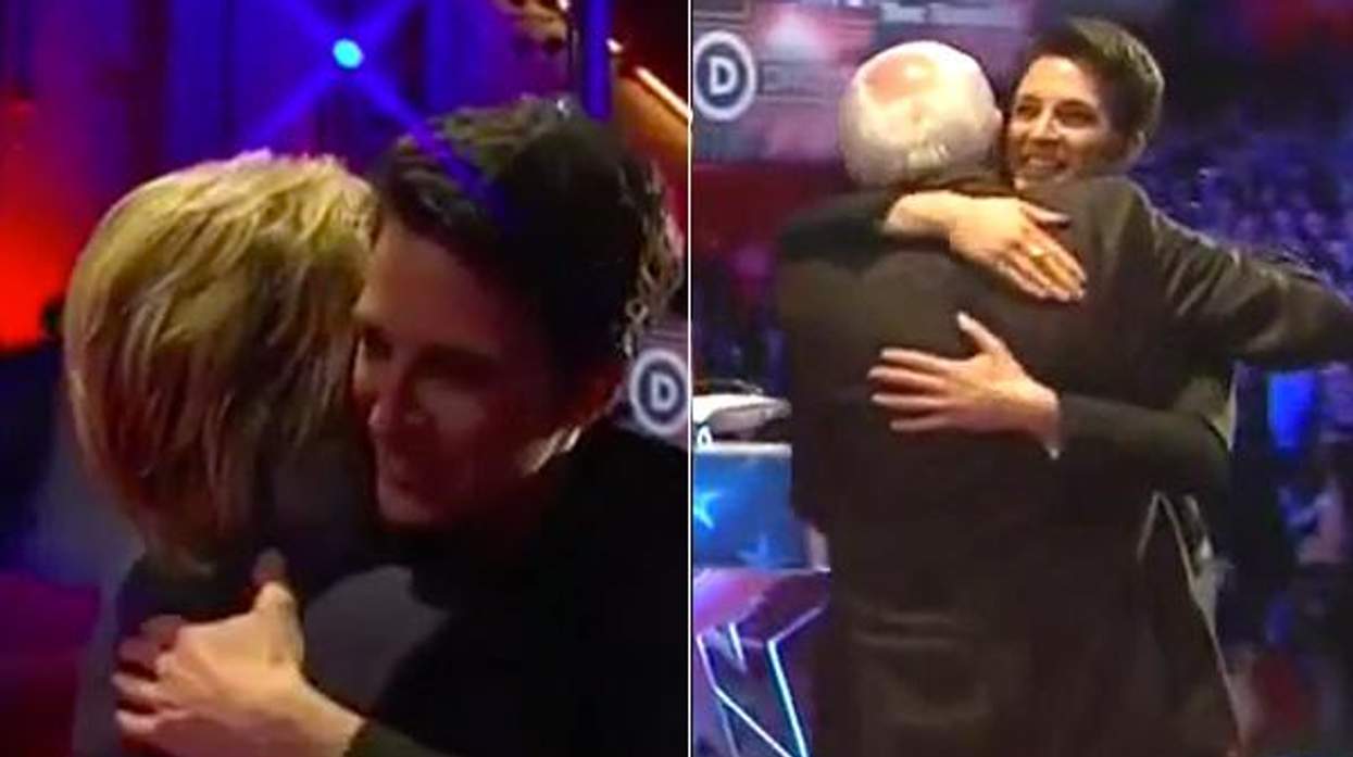 Rachel Maddow Hugs