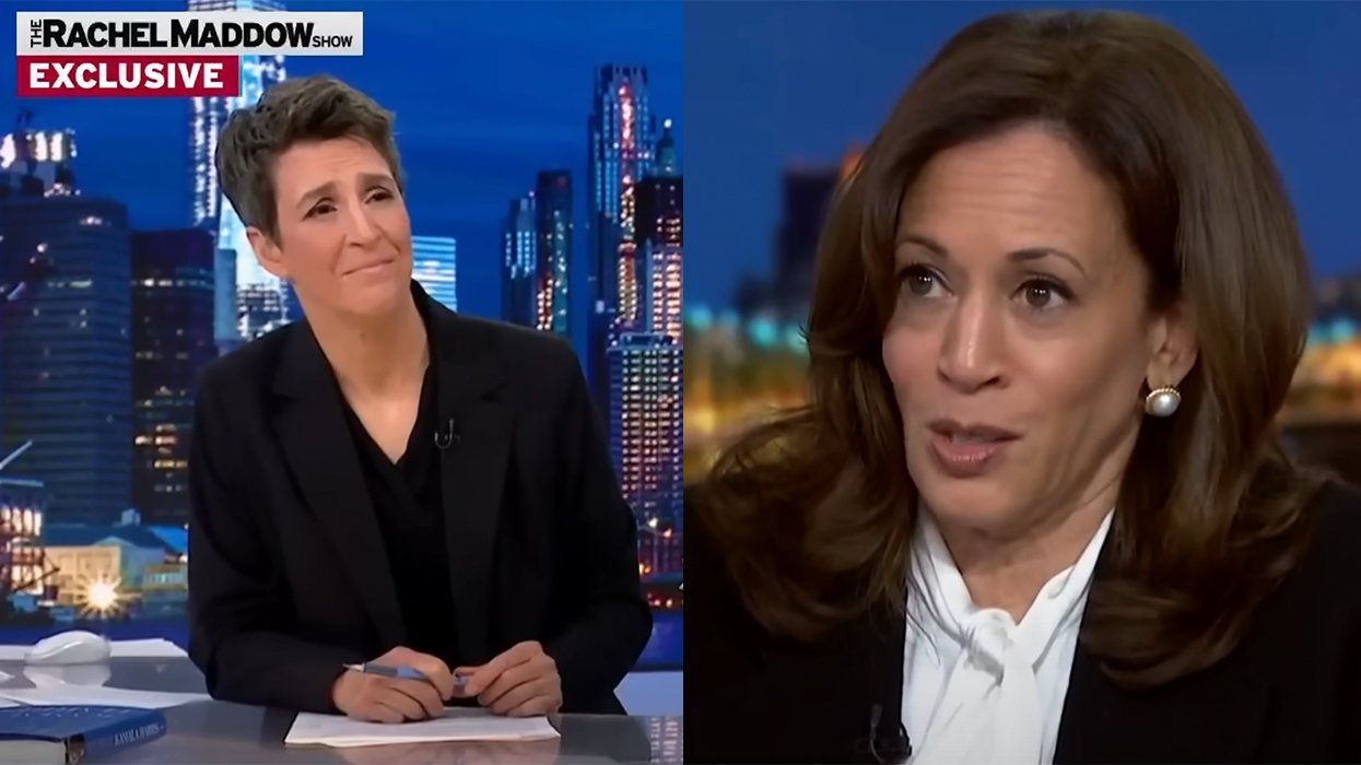 Rachel Maddow Kamala Harris exclusive interview