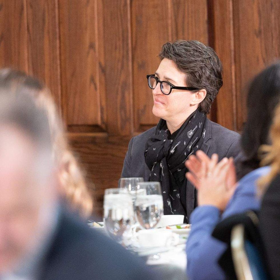 rachel maddow lunch