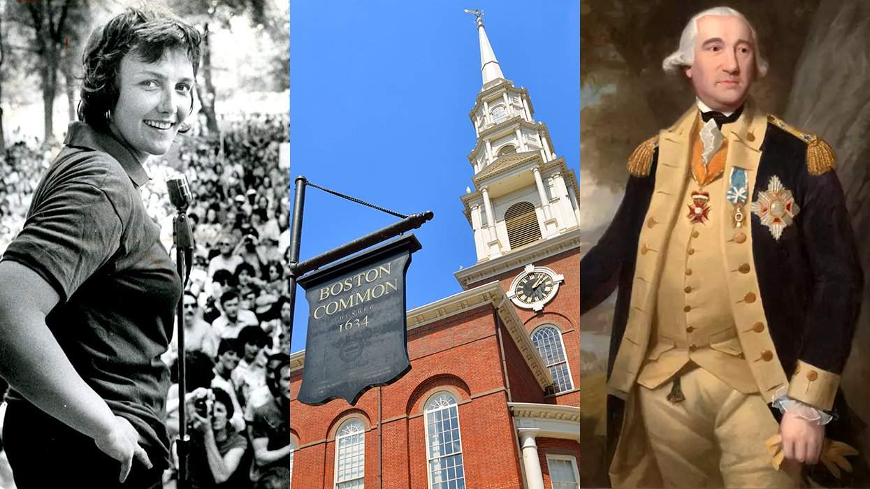 Rainbow Revolutionaries freedom trail walking tour Boston LGBTQ history elaine noble park street church revolutionary war Major General baron von steuben