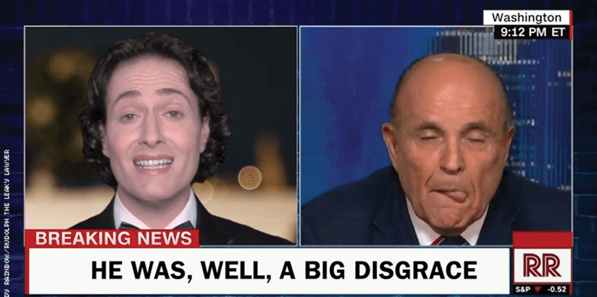 Leaking Rudy Randy Rainbow Destroys Rudy 'The Leaky Lawyer' in Holiday Parody Song ...