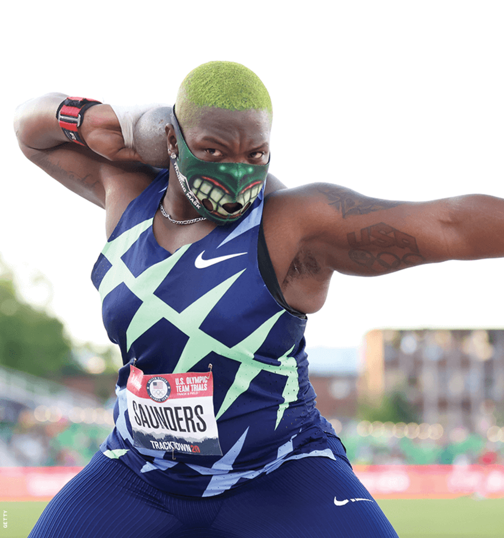 Raven Saunders \u2014 Track and Field