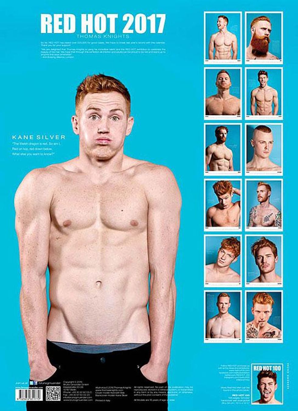 Read more about the Red Hot 2017 calendar by Thomas Knights below