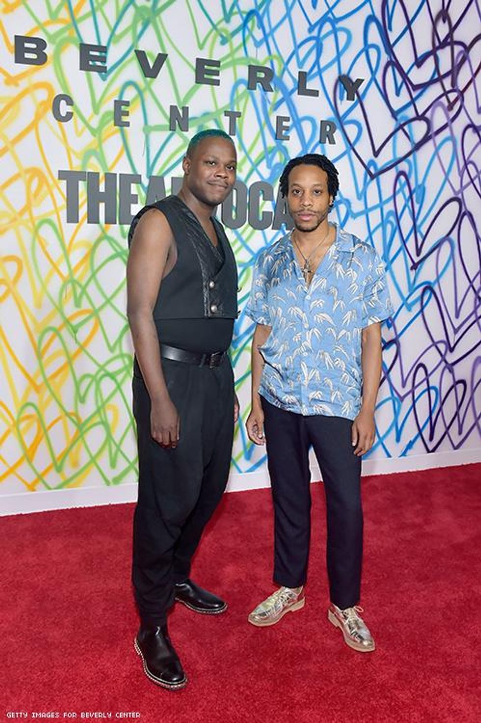 Recording artists Jonathan Roshad (L) and Roberto Ramone of Newbody