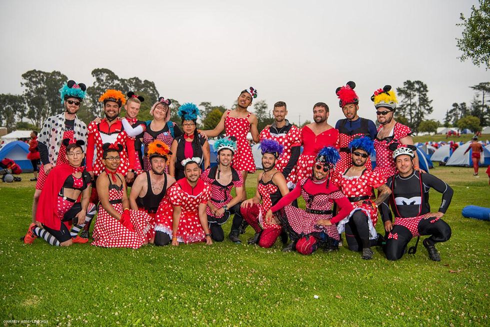 Red Dress Day of AIDS/LifeCycle