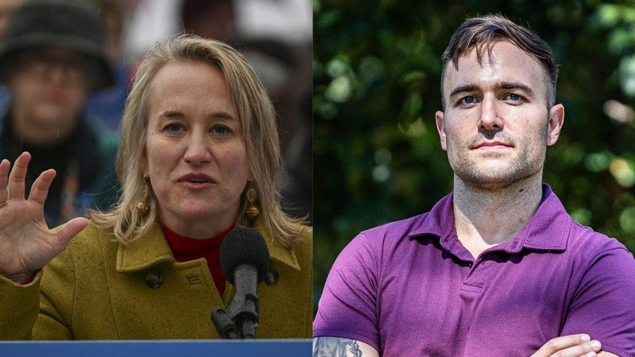 rep. nikki budzinski and dylan blaha