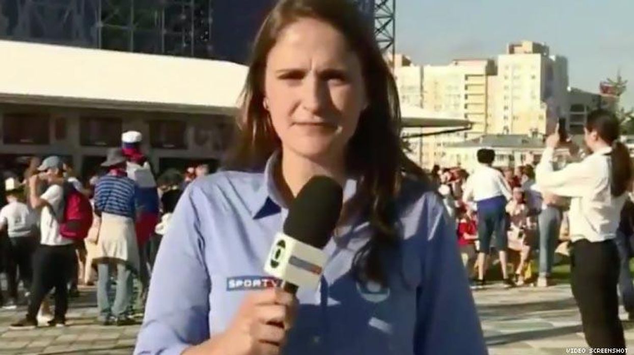 Reporter Shouts At Man Who Tried To Kiss Her Live On Air