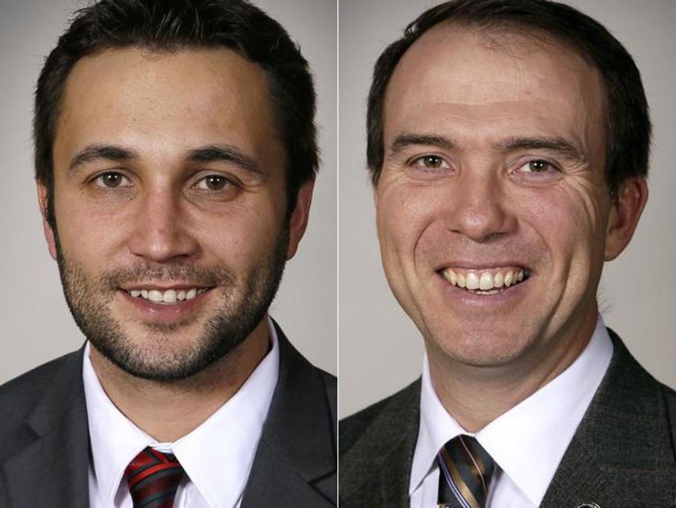 Reps. Bobby Kaufmann and Greg Heartsill