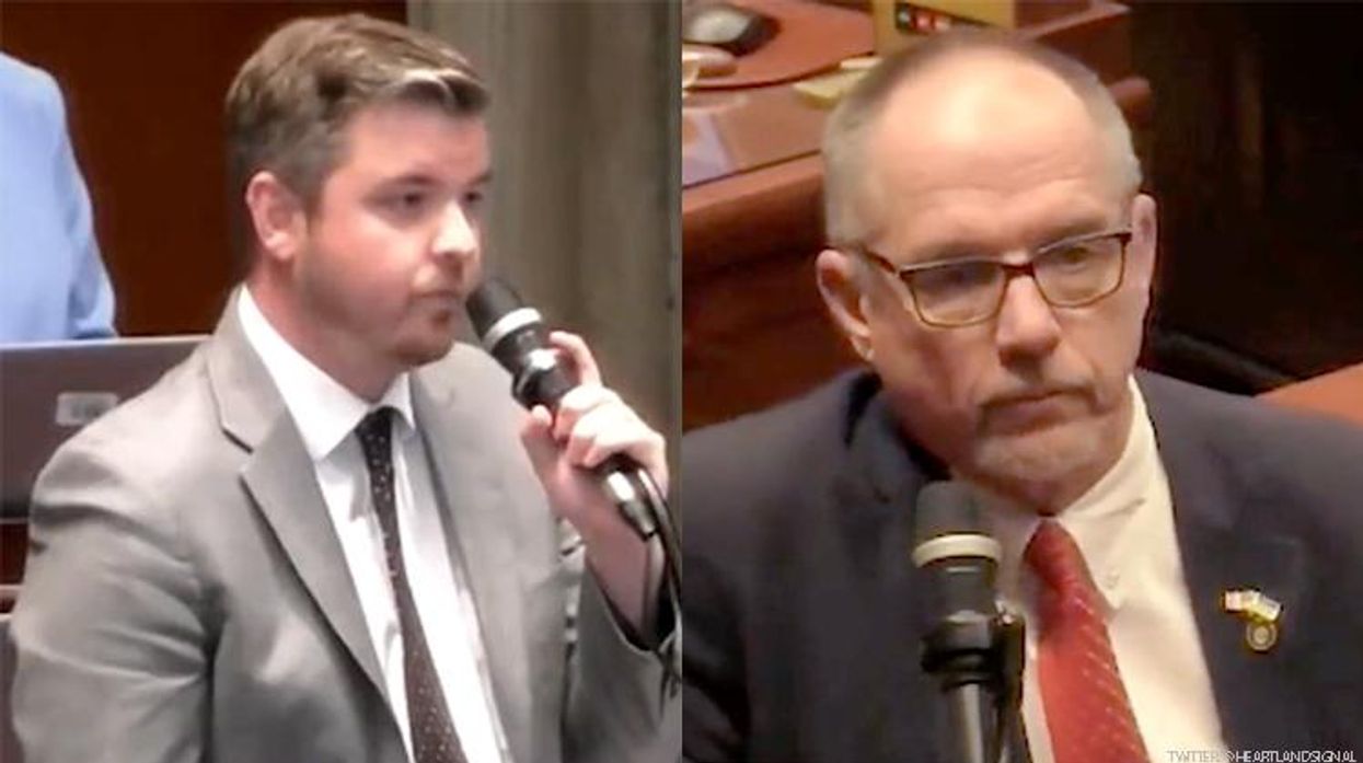 Reps. Ian Mackey and Chuck Basye