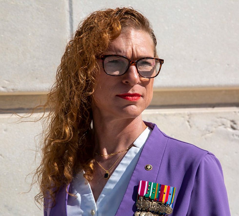 retired US Marine Corps gunnery sergeant Sarah Klimm