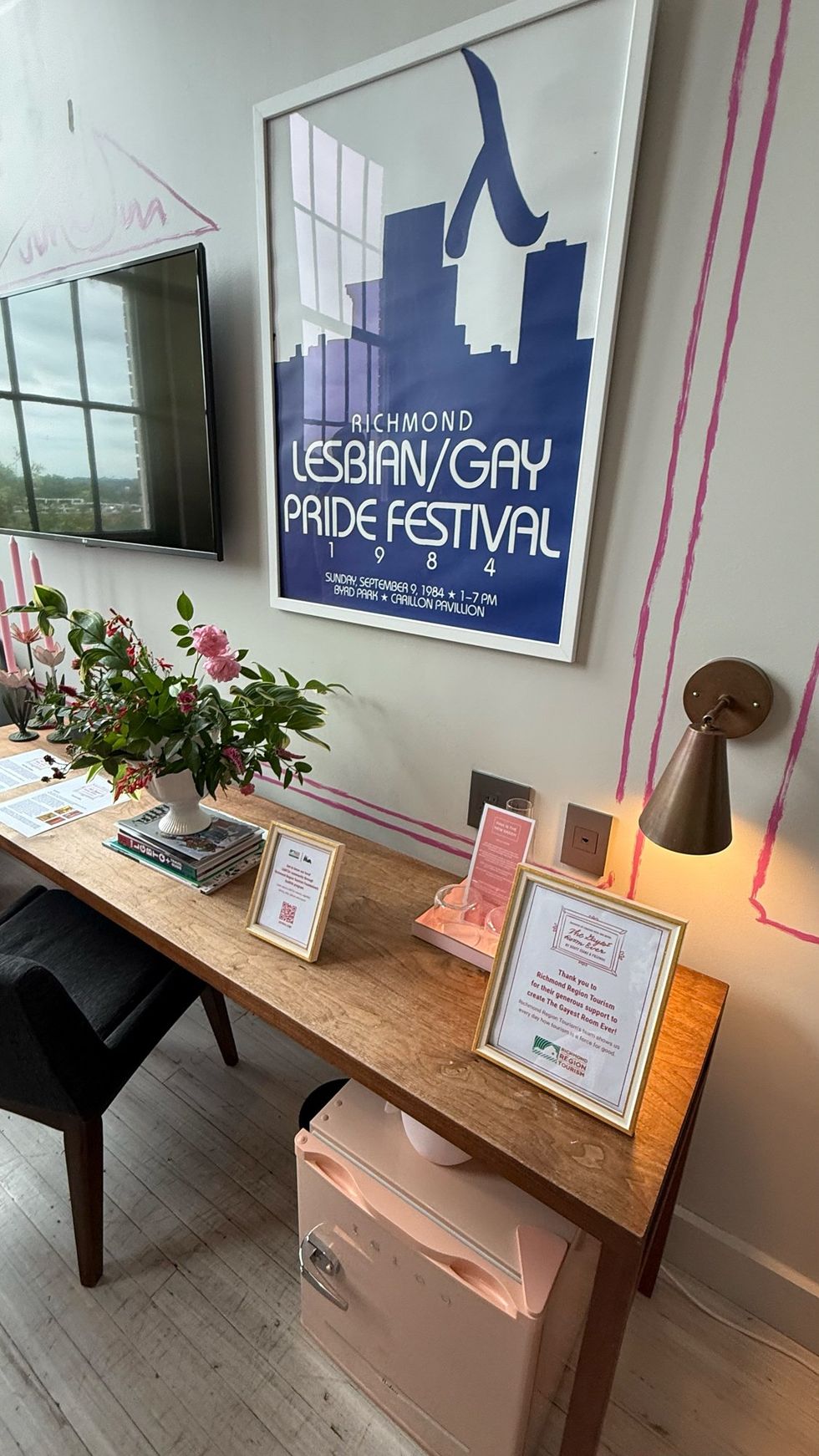 Richmond VA to Arlington trip LGBTQ Pride month press tour