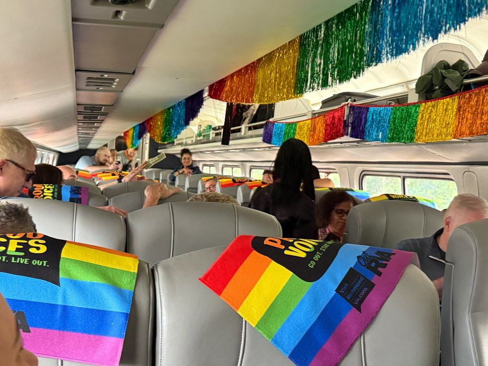 Richmond VA to Arlington trip LGBTQ Pride month press tour