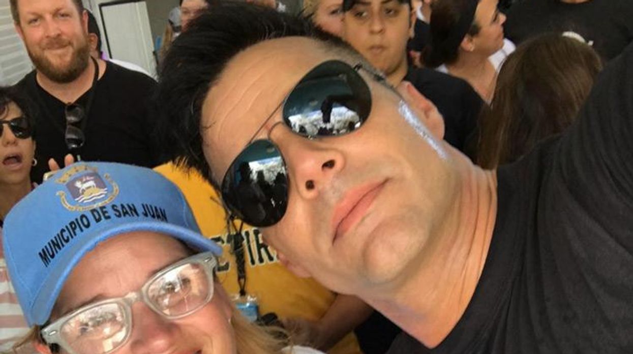 Ricky Martin Lands In Puerto Rico to Join Recovery Effort