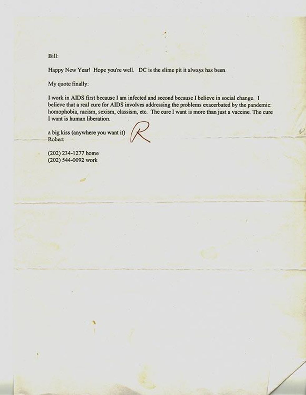 ROBERT VAZQUEZ-PACHECO ACT UP New York NYC 1989