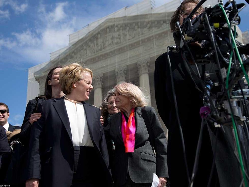 Roberta Kaplan and Edie Windsor