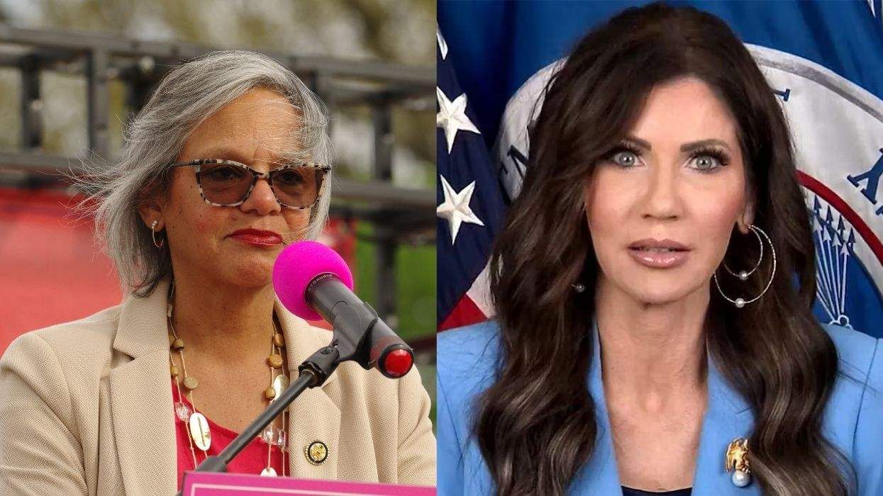 Robin Kelly and Kristi Noem