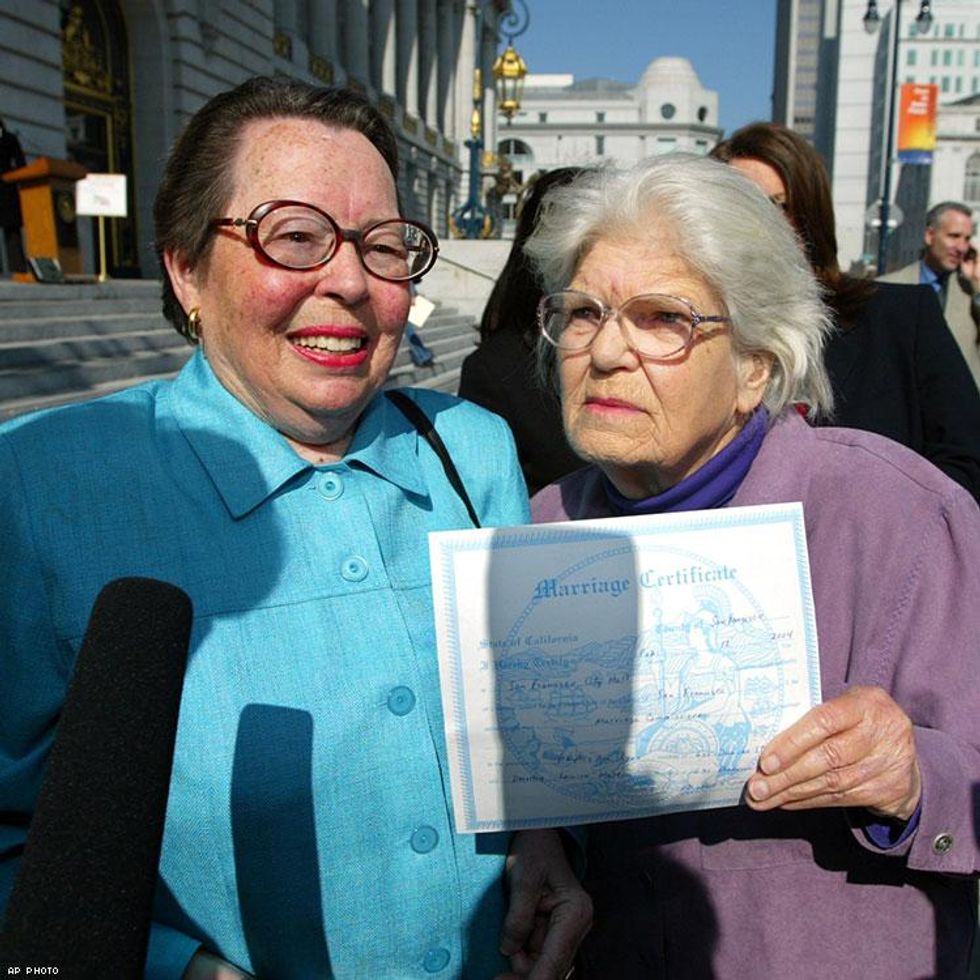 Robin Tyler (Lesbian comedian and activist whose lawsuit helped bring marriage equality to California)