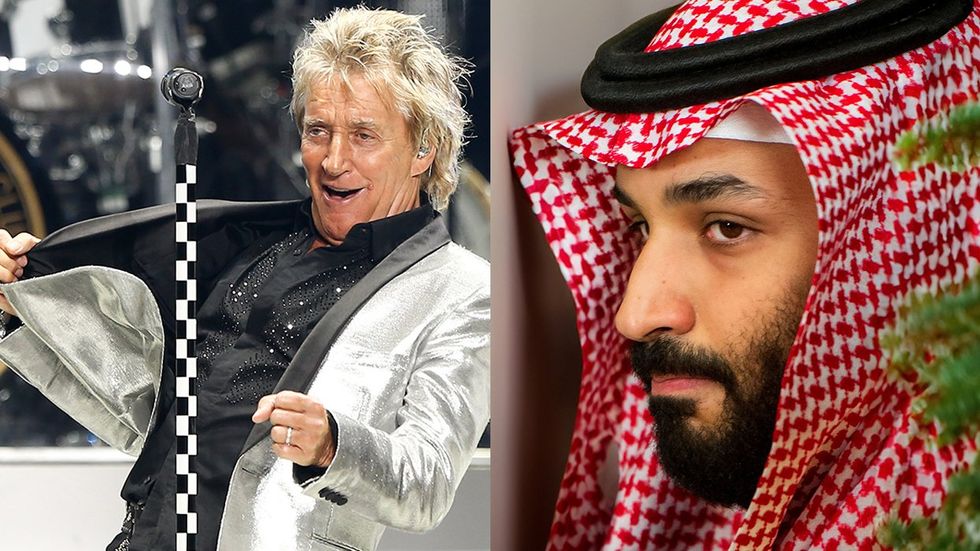 Rod Stewart Concert No Saudi Arabia Mohammed bin Salman