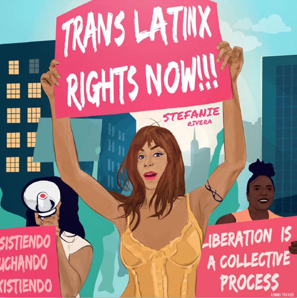 Rommy Torrico, "Trans Latinx Rights Now", 2016