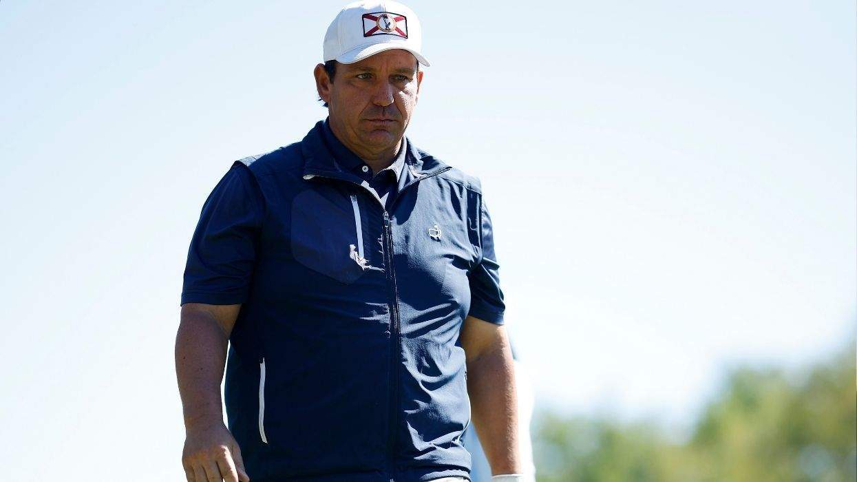 ron desantis golfing