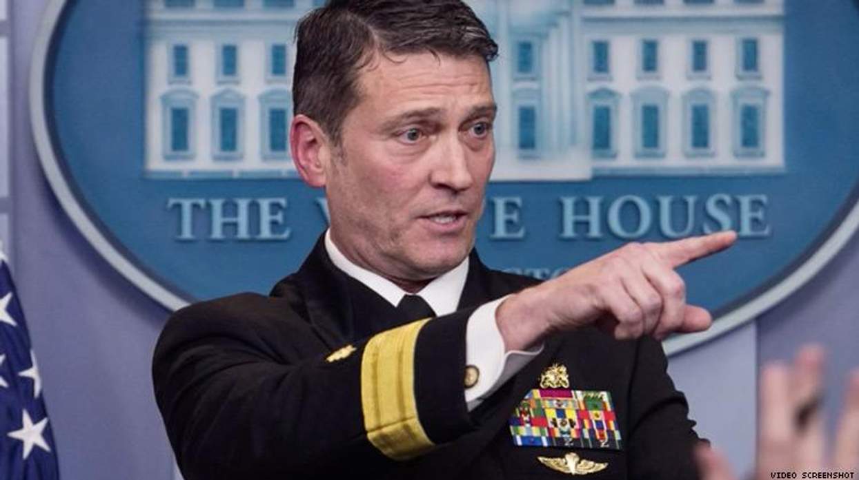 Ronny Jackson Not Returning As Trump Physician