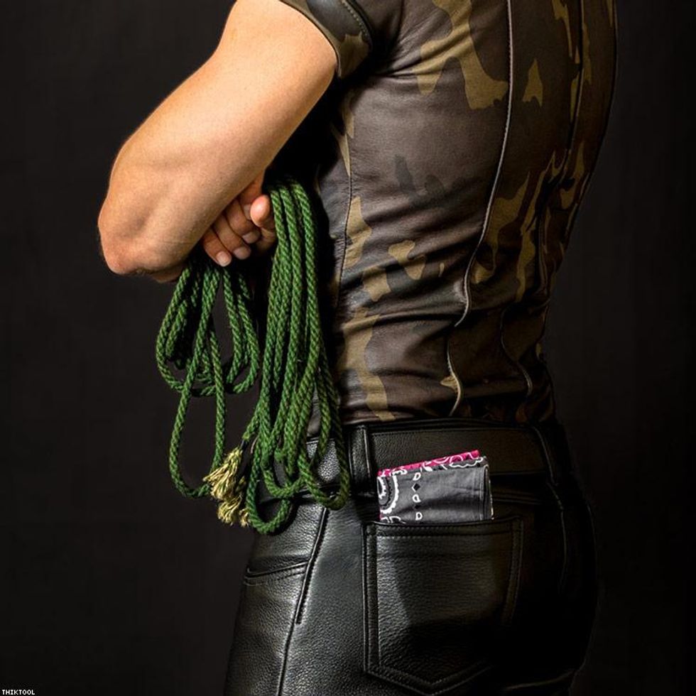 Rope bondage photographer Thiktool encourages everyone to \u201clet their freak flag fly.\u201d