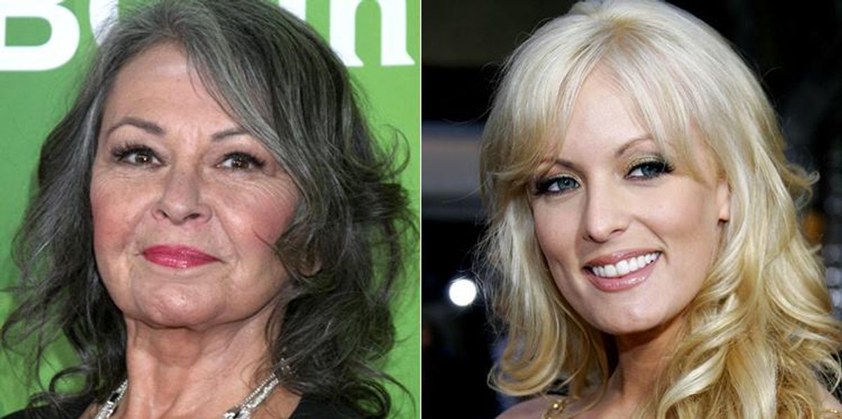 1200px x 598px - Stormy Daniels Schools Roseanne on Consent Following Naughty 'Anal' Tweet