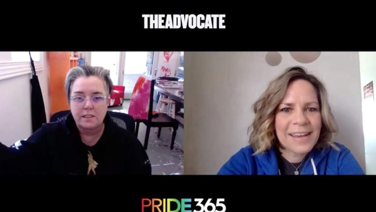 Rosie O'Donnell and Tracy E. Gilchrist