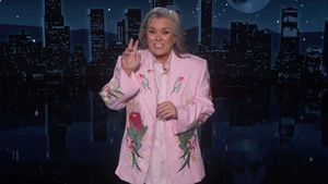 Rosie O’Donnell got into Donald Trump’s orange head on Kimmel: ‘I know you're watching’