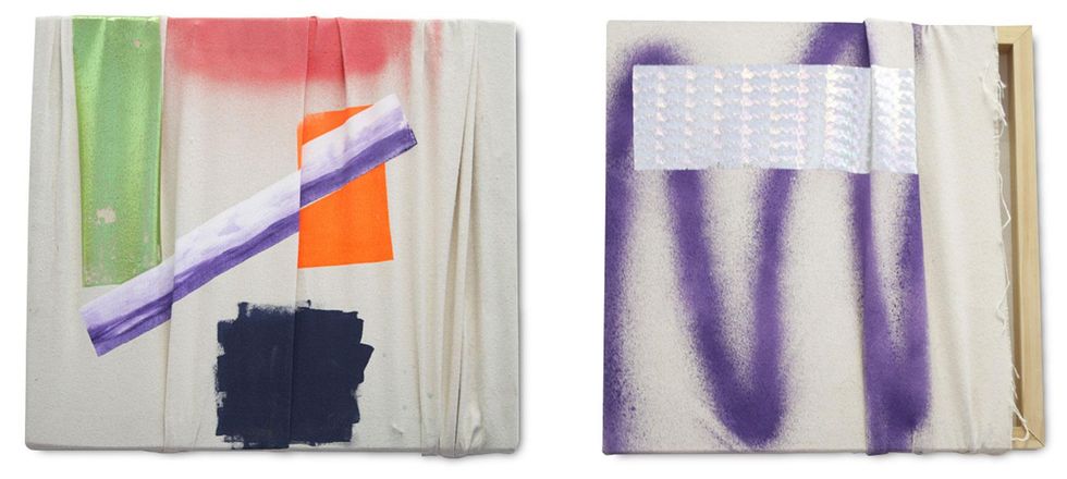 Roy Martinez, aka Lambe Culo, "Libra", 2016 and Purple