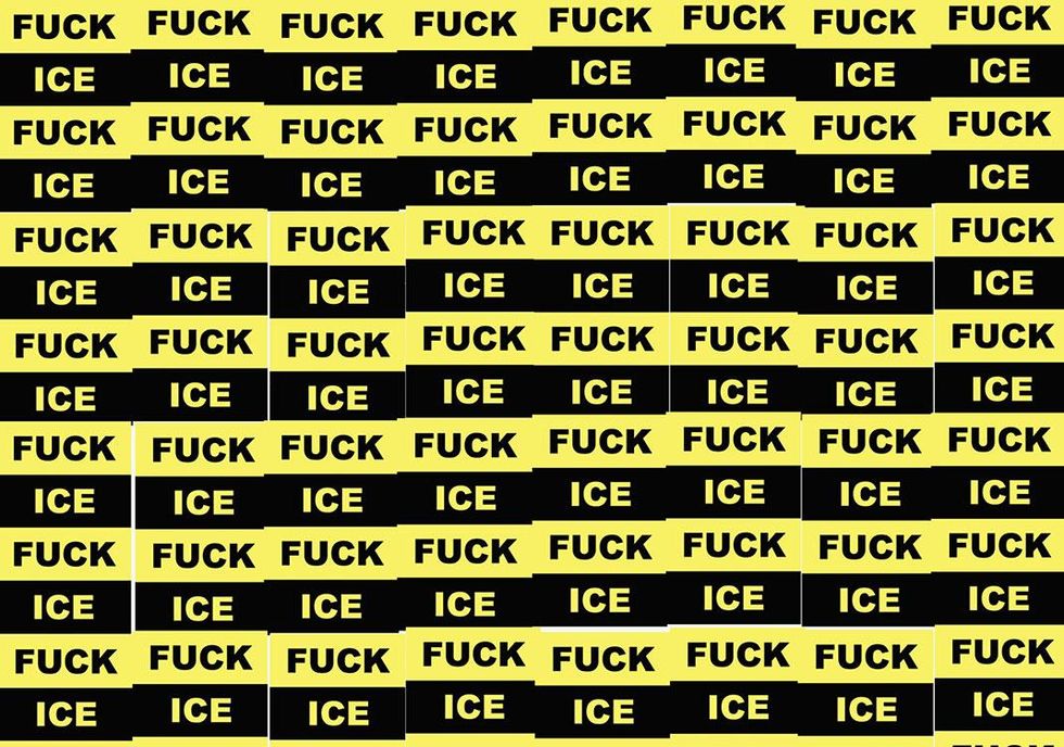Roy Martinez, (Lambe Culo), Fuck Ice, Site specific installation, 2019 \u00a9Roy Martinez / Photograph: Courtesy of the artist