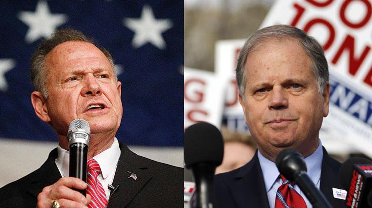 Roy Moore and Doug Jones