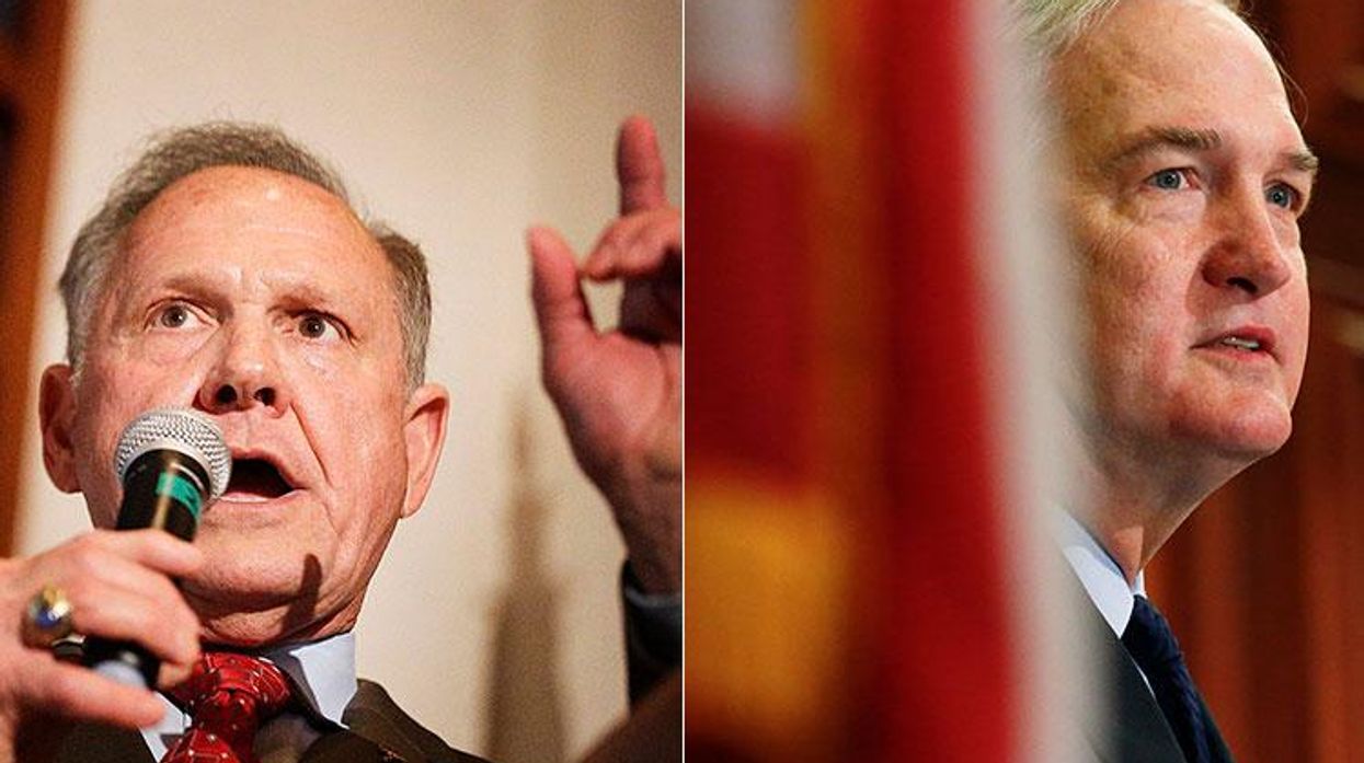 Roy Moore and Luther Strange