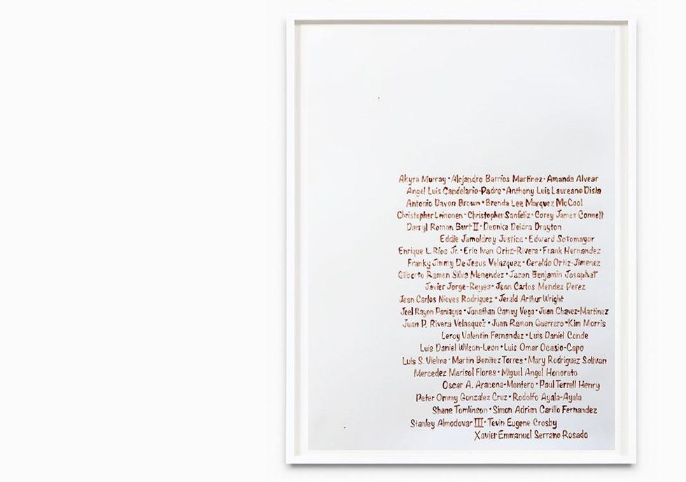 Rub\u00e9n Esparza Pulse 49, 2017 \u00a9 Rub\u00e9n Esparza / Photograph: Courtesy of the artist