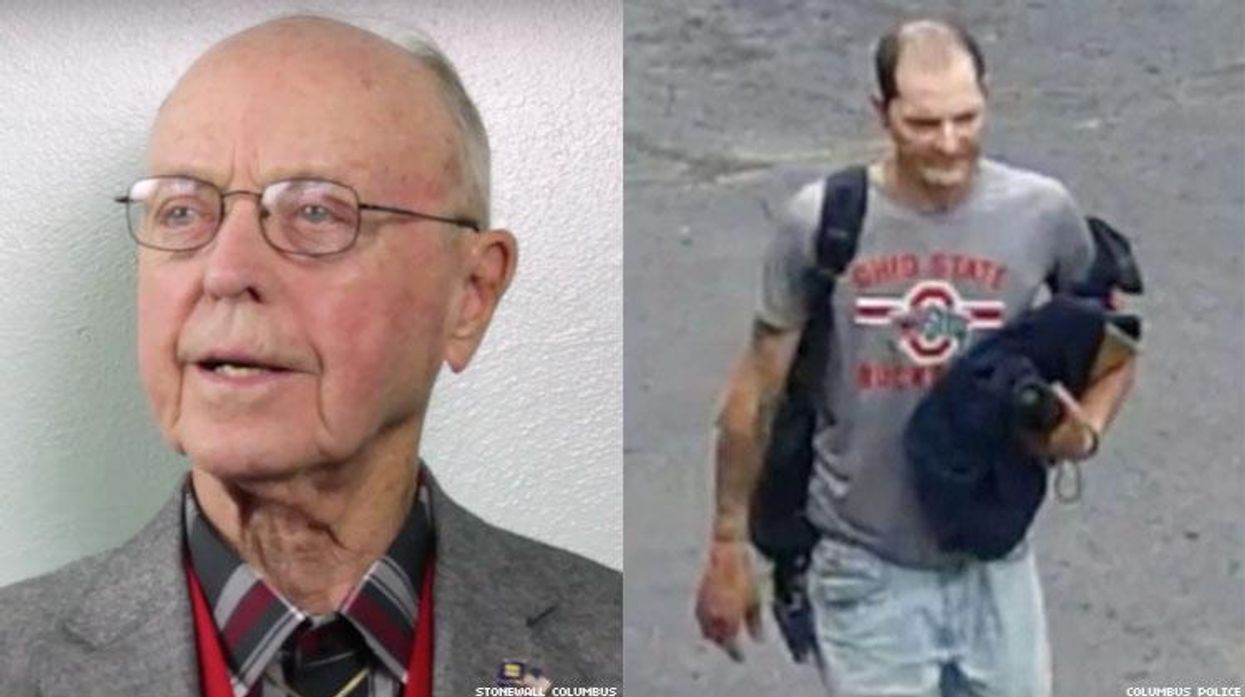 Rupert Starr and his suspected assailant