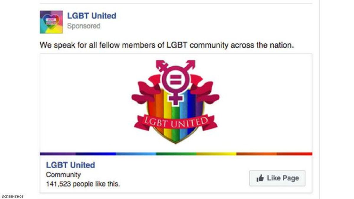 Russian Trolls' Fake LGBT Facebook Group Was One of the Most Popular