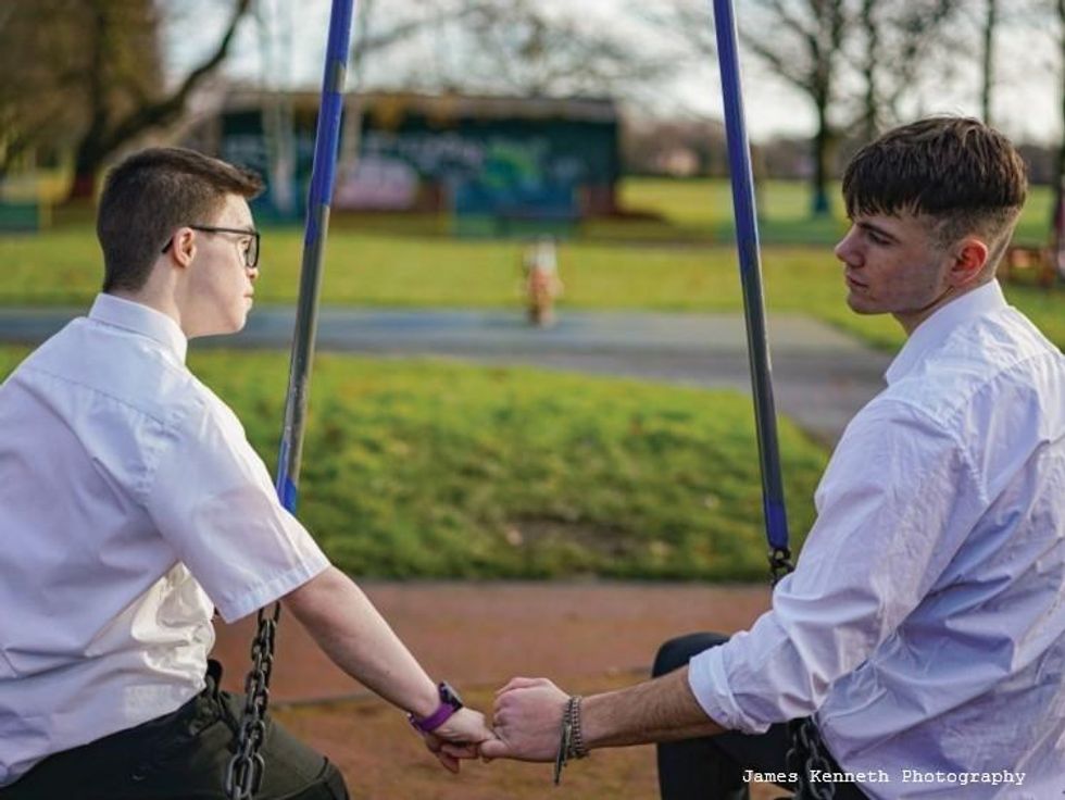 S.A.M. is a coming-of-age short film about two boys from dysfunctional homes on opposites sides of the tracks, one of whom is portrayed by George Webster, an actor with Down syndrome