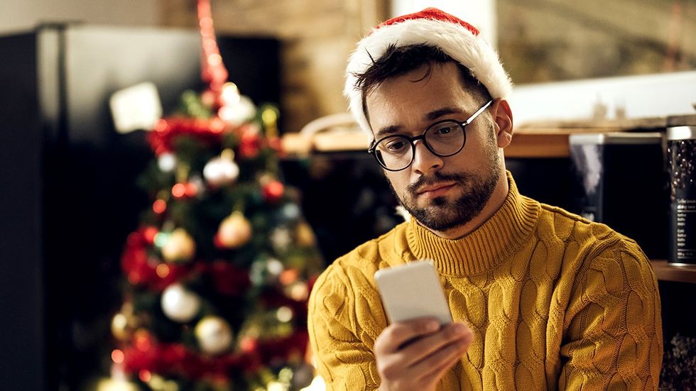 Sad Queer Man Alone Holidays Epidemic of Loneliness